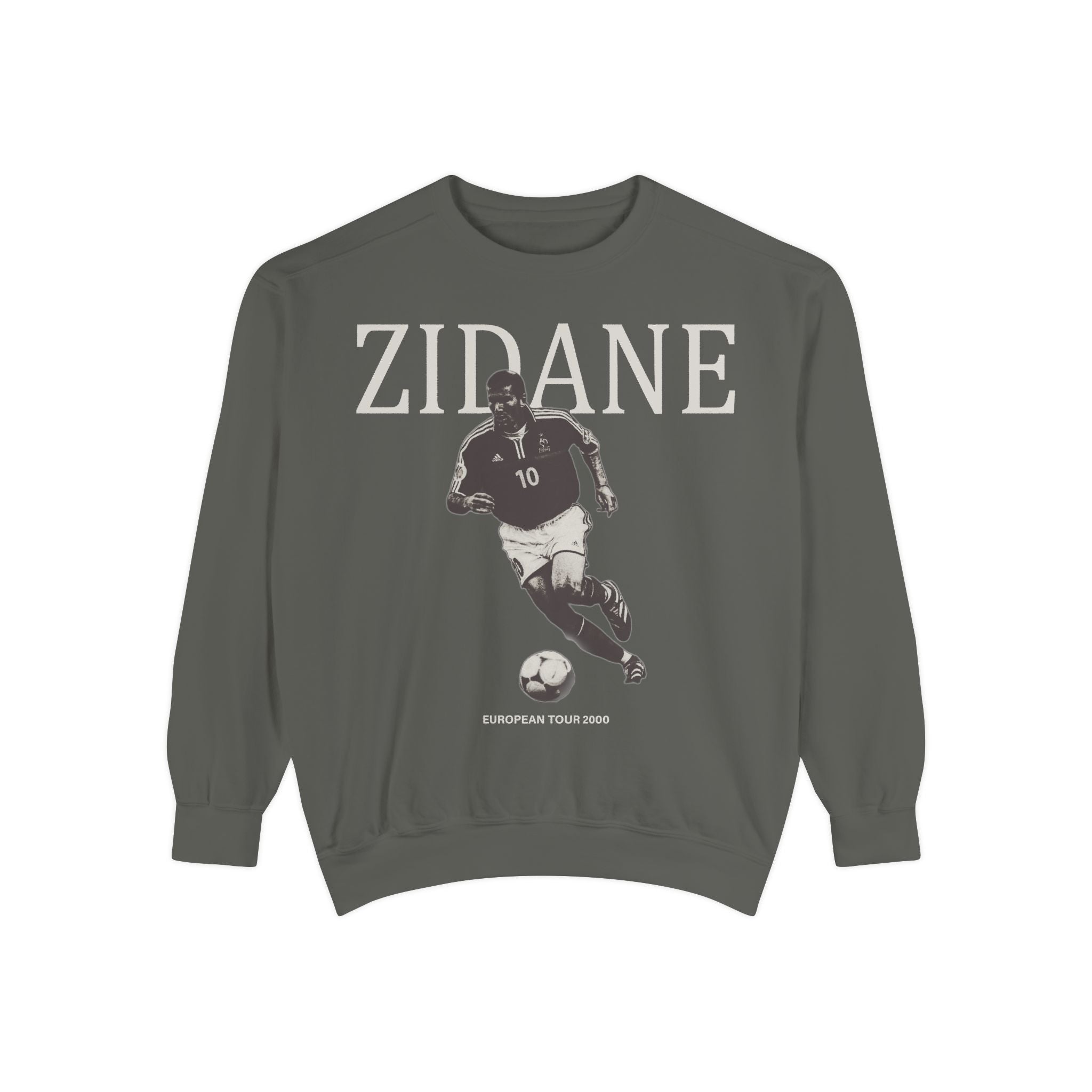 Zinedine Zidane "The Magician" Garment-Dyed Sweatshirt