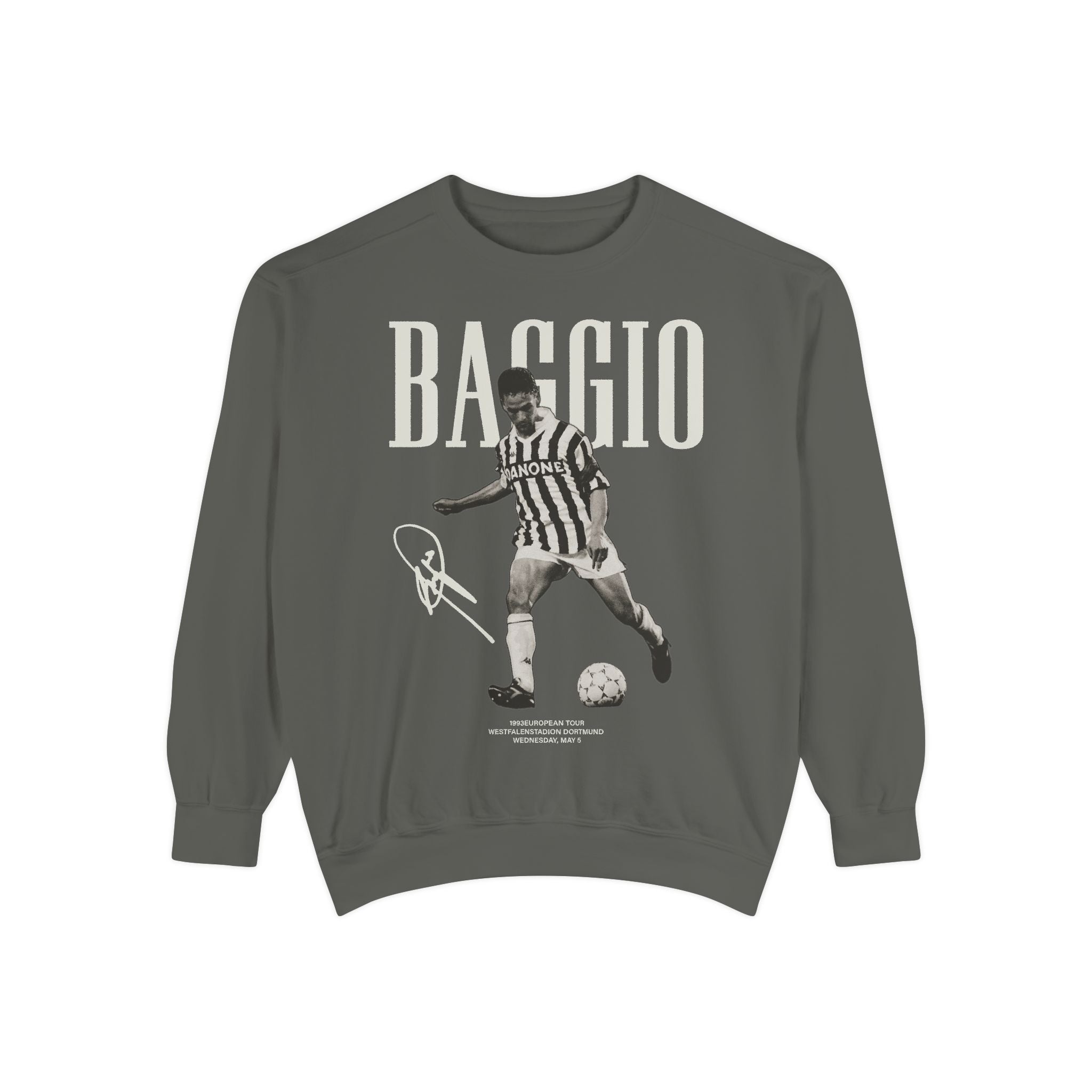 Roberto Baggio "The Divine Ponytail" Garment-Dyed Sweatshirt