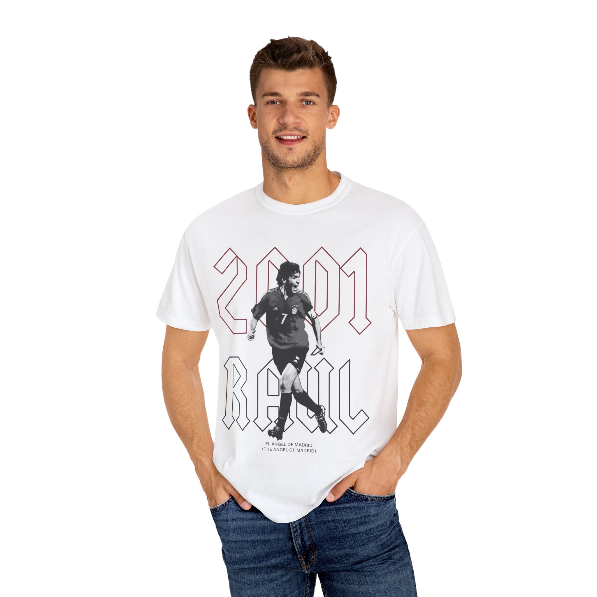 Raúl González "El Ángel de Madrid" Vintage Style TShirt