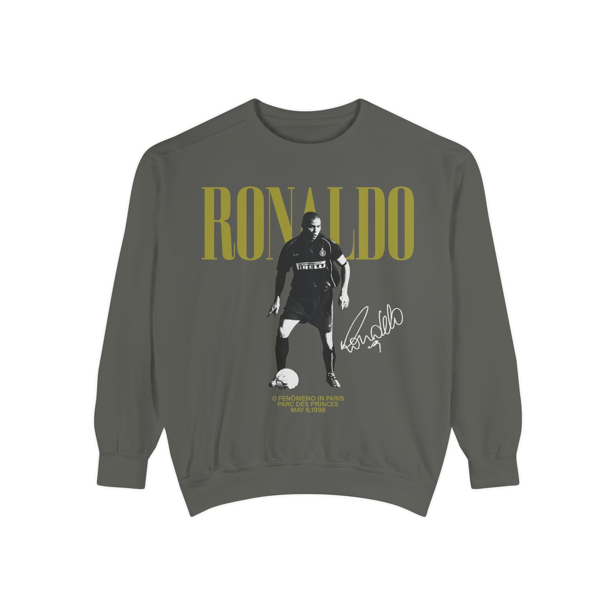 Ronaldo "The Goat" Garment-Dyed Sweatshirt